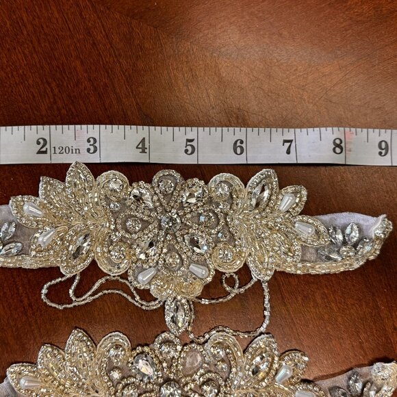 Gorgeous Jeweled Bridal Anklets - Picture 2 of 3